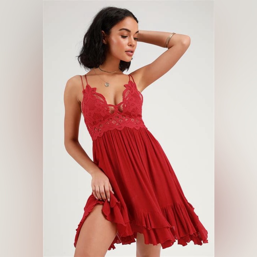 Free People Adella Slip Dress